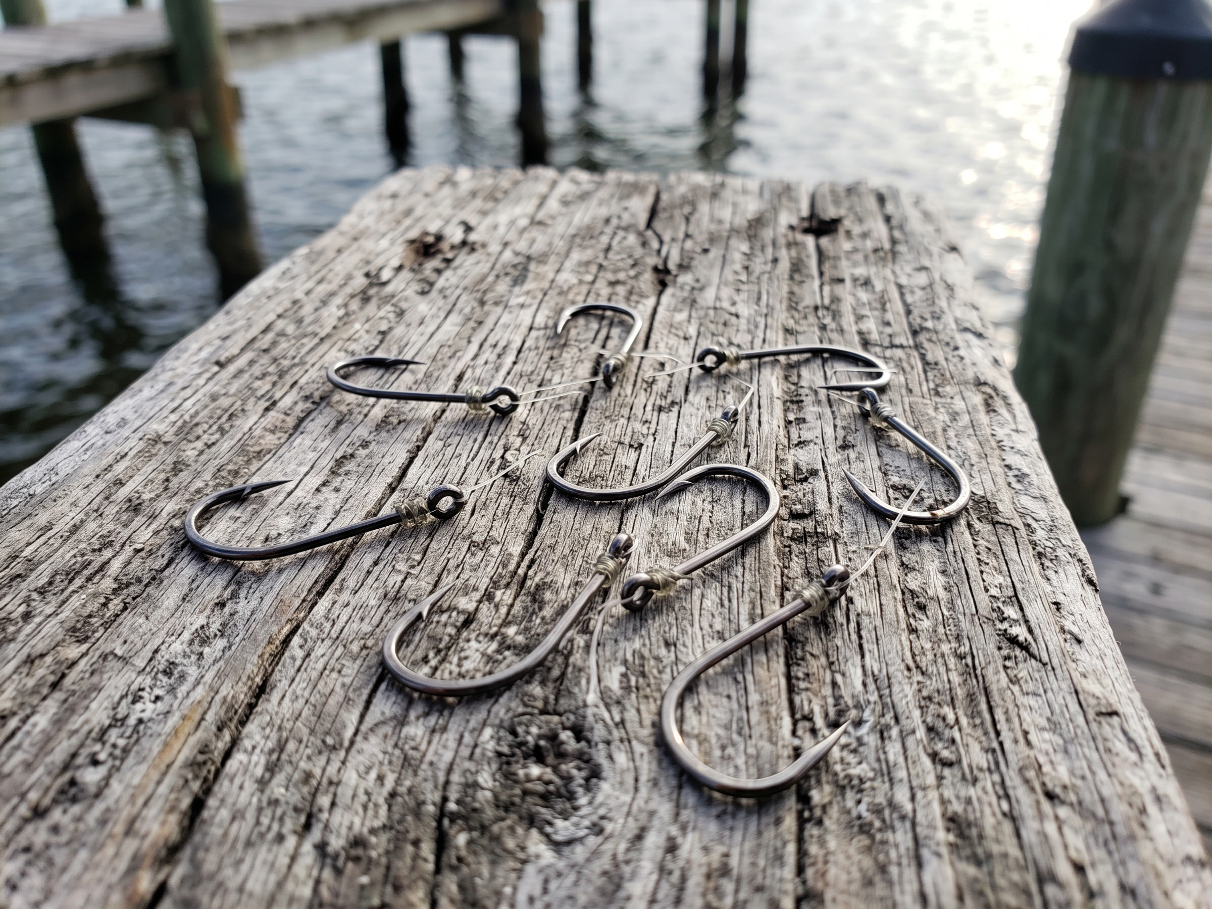 Unbranded small sheepshead hooks