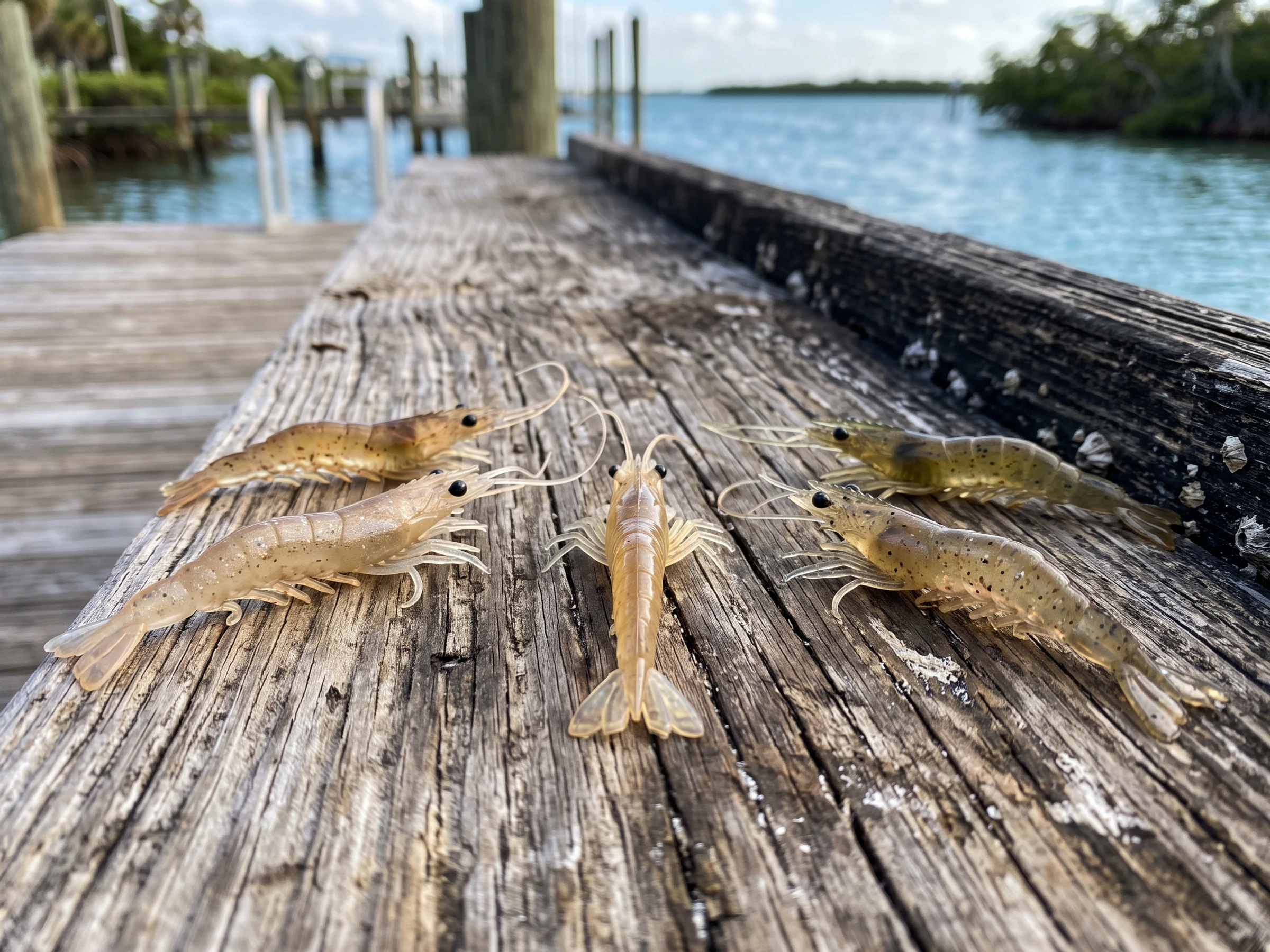 Unbranded soft-plastic shrimp